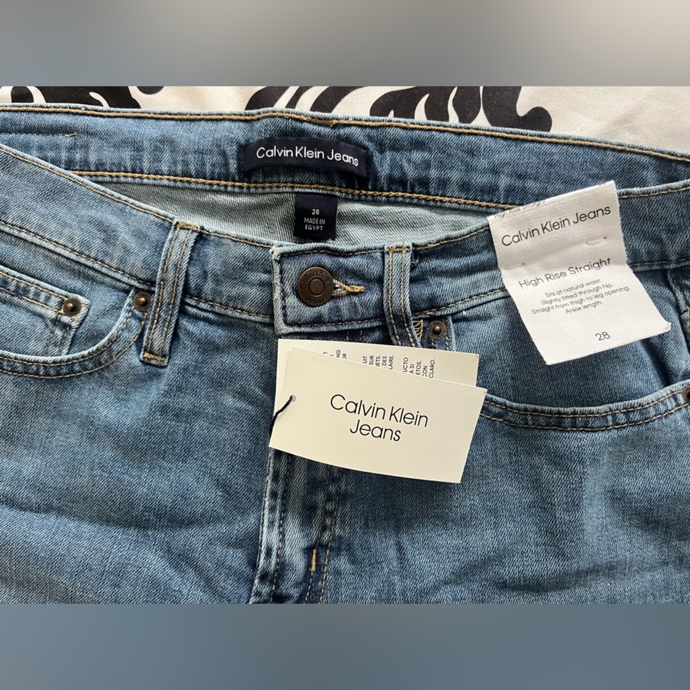 Calvin Klein Jeans High Rise Straight